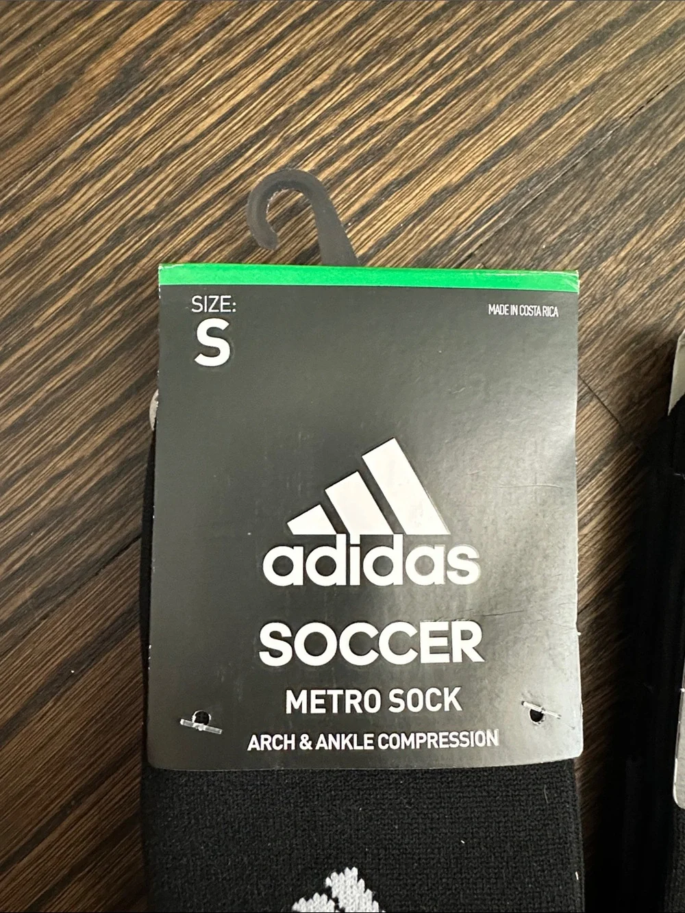 Adidas Youth Metro Soccer arch ankle compression Socks Size Small shoe size 13c-